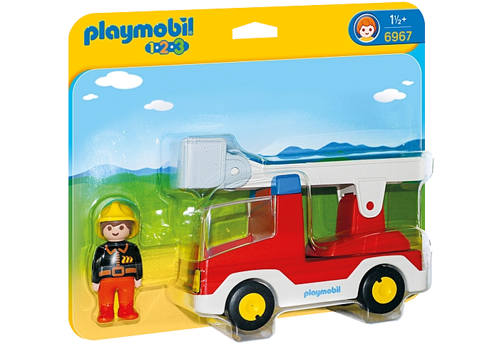 Playmobil Ladder Unit Fire Truck