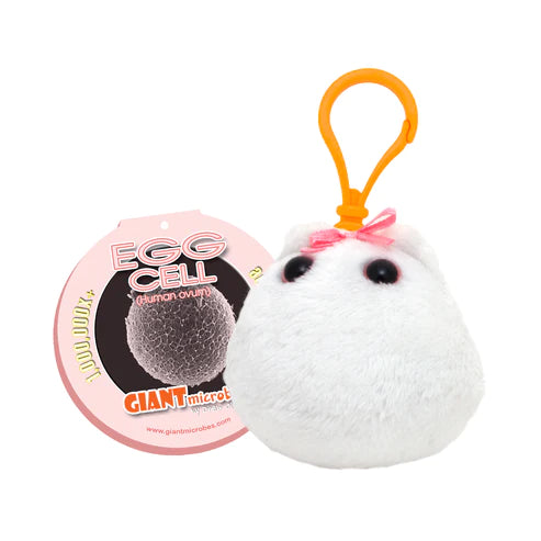 Giant Microbes - Egg Cell Keychain