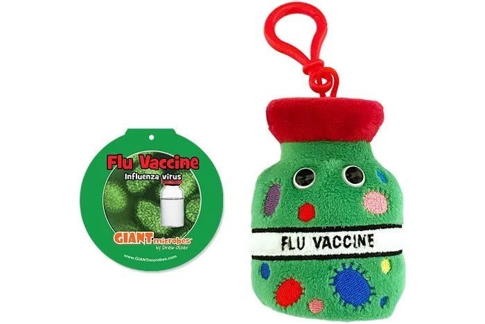 Giant Microbes - Flu Vaccine Keychain